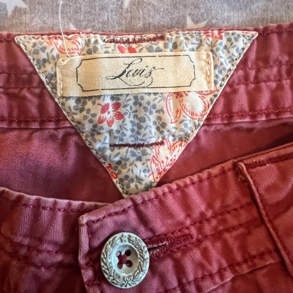 Levi’s salmon/pink 100% cotton shorts - size 10 - Picture 2 of 7